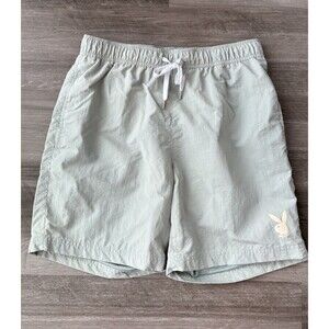 Playboy By PacSun Green Swim Trunks Size M Pockets